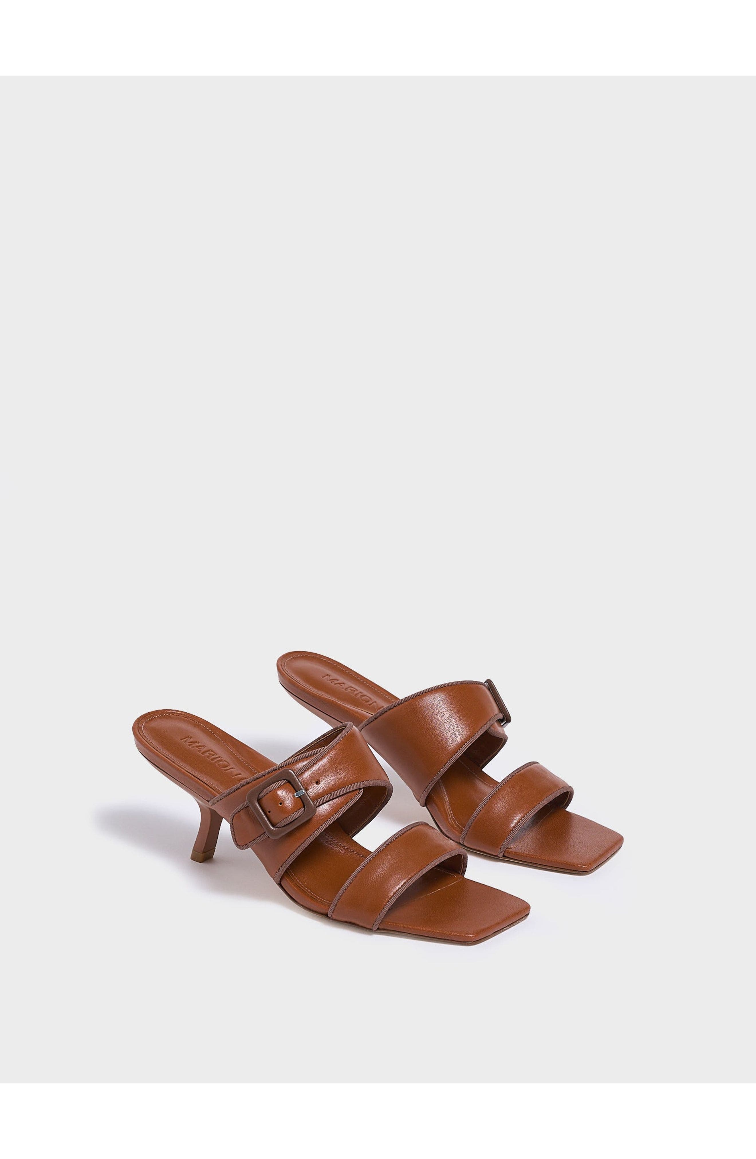 MARION PARKE Zoe Sandal | Nappa, Alternate, color, Chestnut