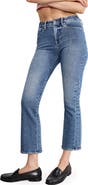 Good American Good Legs Crop Mini Bootcut Jeans