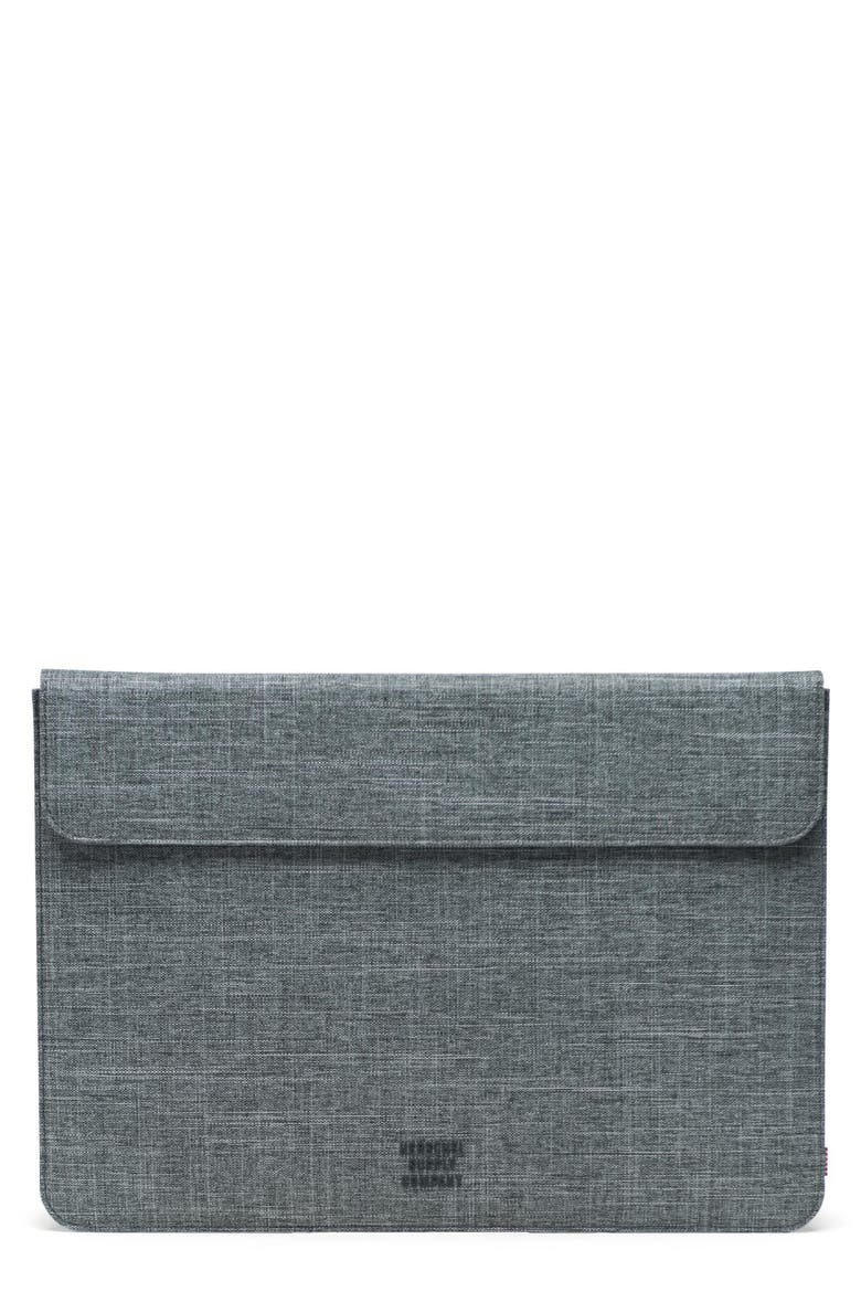 Spokane 15-Inch MacBook Pro Canvas Sleeve, Main, color, RAVEN CROSSHATCH