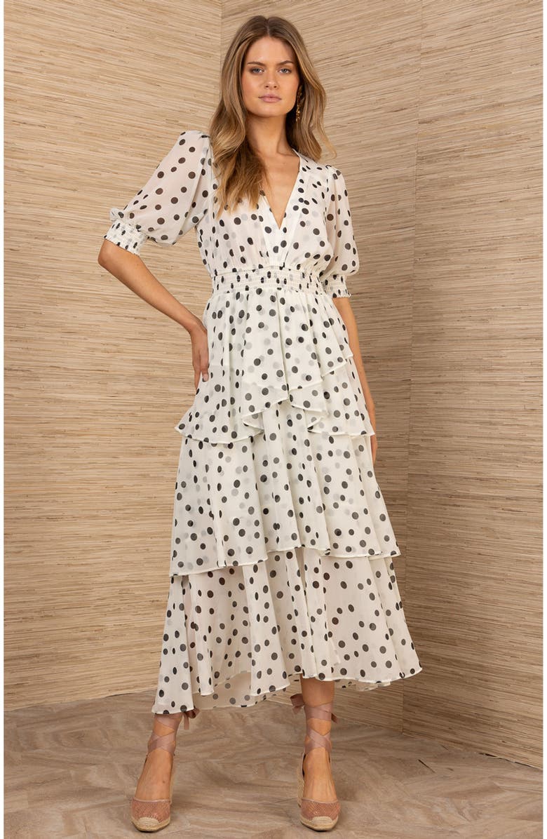 Hale Bob Kiera Chiffon Dress, Main, color,