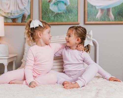 City Threads Girls Soft & Cozy Thermal Long Johns 2-piece Set In Pink