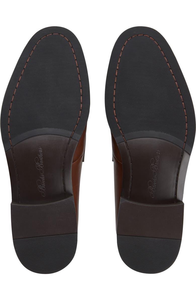 Brooks Brothers Glenrock Apron Toe Penny Loafer, Alternate, color,