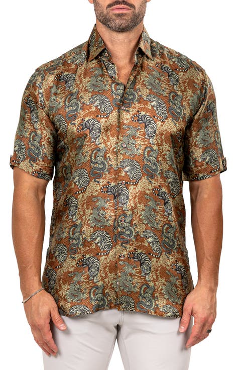 Galileo Marthy Short Sleeve Button-Up Shirt