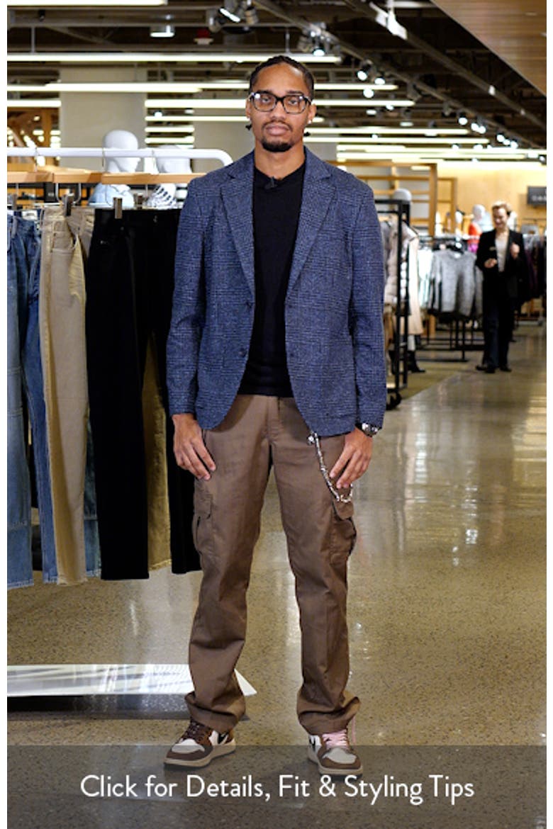 Henrik Trim Fit Italian Knit Cotton Blend Jacket video