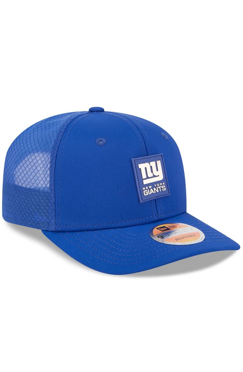 New Era Men's New Era Royal New York Giants 2025 Sideline  9SEVENTY Trucker Adjustable Hat, Alternate, color, Royal