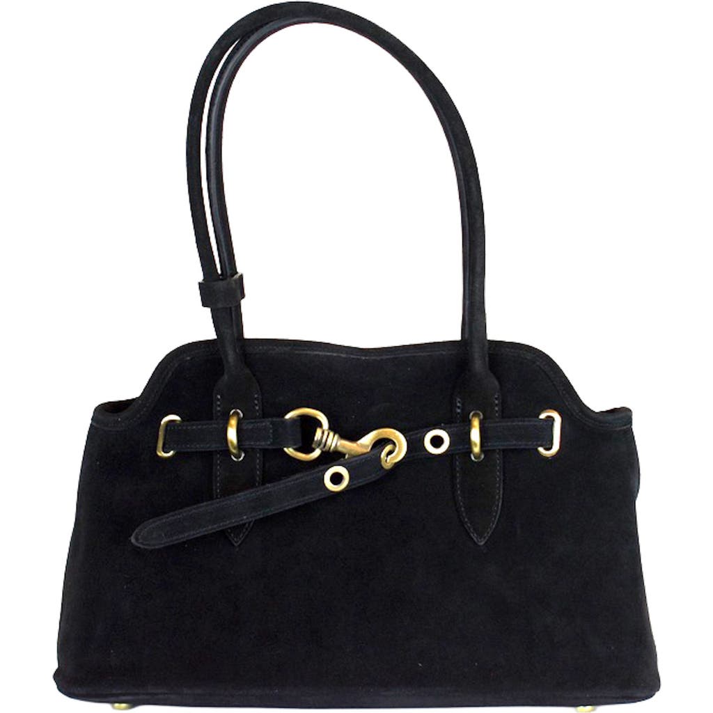 Persaman New York Heather Shoulder Bag In Black