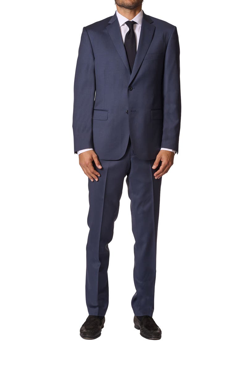 JB Britches Sartorial Classic Fit Stretch Wool Suit, Main, color, 