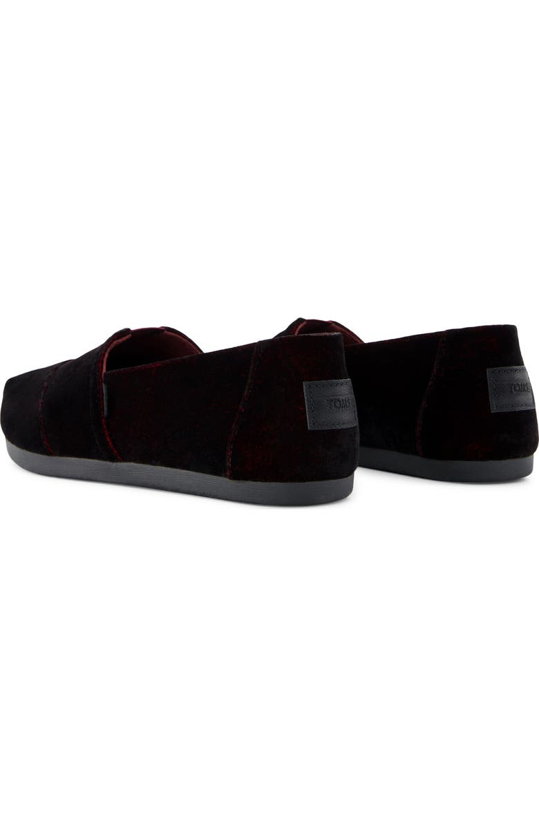 TOMS Alpargata Classic Slip-On, Alternate, color, Dark Red