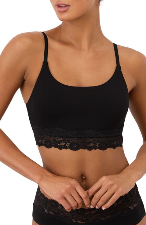 Lace Modern Scoop Bralette Made With Organic Cotton