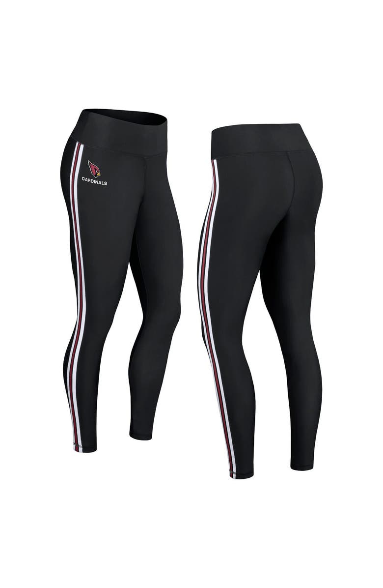 WEAR by Erin Andrews Women's WEAR by Erin Andrews Black Arizona Cardinals Color Block Leggings, Main, color, Black
