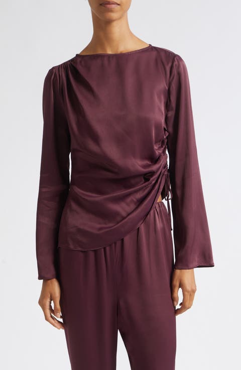 Cilina Long Sleeve Ruched Top