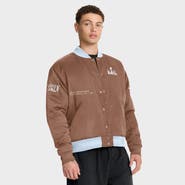 Nike Men's Nike Brown Super Bowl LX Legacy Full-Snap Bomber Jacket