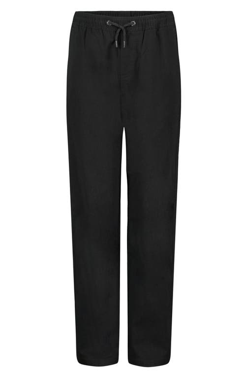 Billabong Kids' Larry Stretch Twill Drawstring Pants In Black