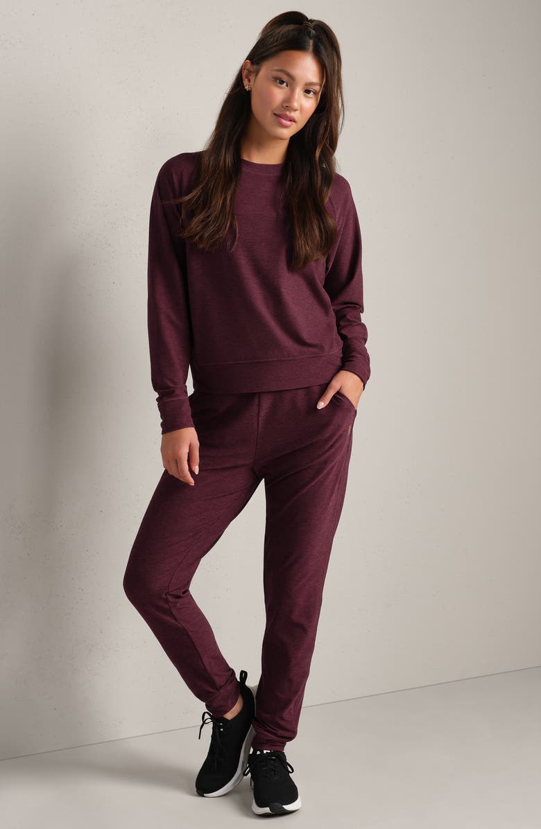 Rhone Atmosphere Joggers, Alternate, color, Bordeaux Red Heather