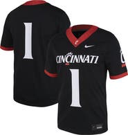 Nike Men's Nike #1 Black Cincinnati Bearcats Untouchable Football Jersey