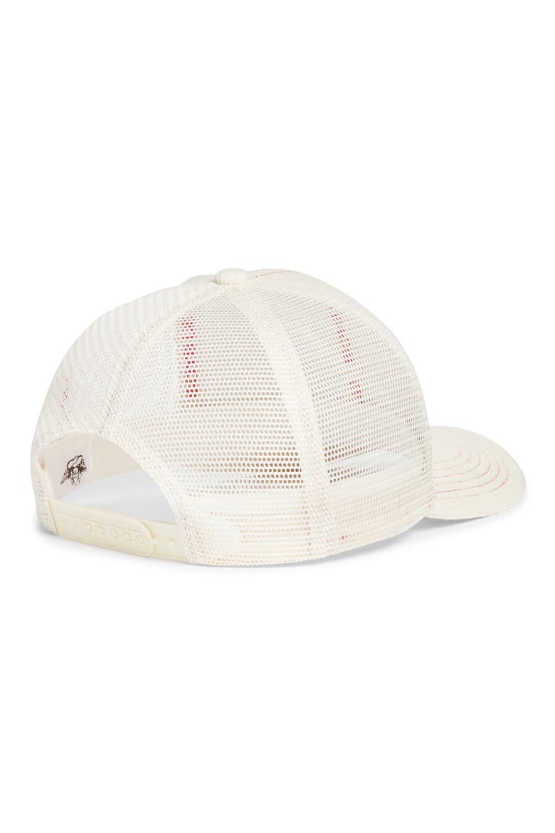 Scarlet Thread Trucker Hat, Alternate, color, OFF WHITE