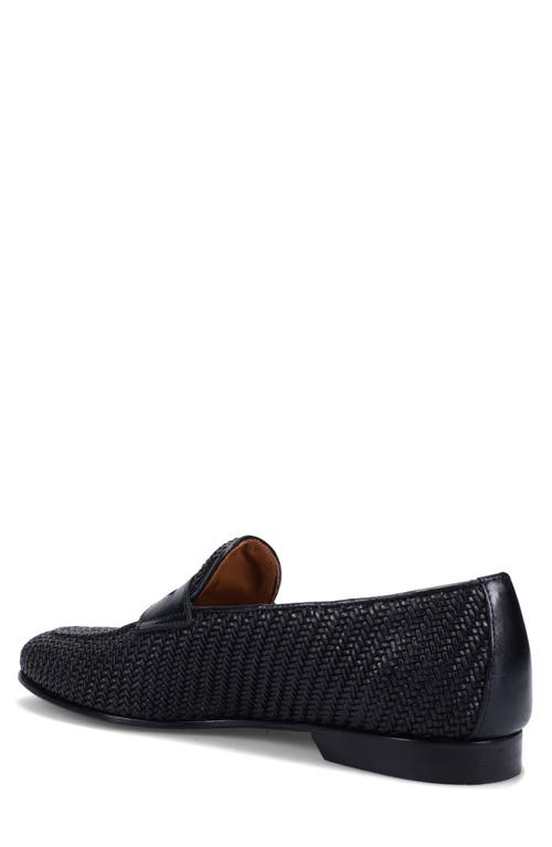 Ron White Seth Penny Loafer In Black