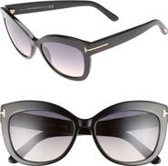 TOM FORD Tom Ford Alistair 56mm Gradient Sunglasses