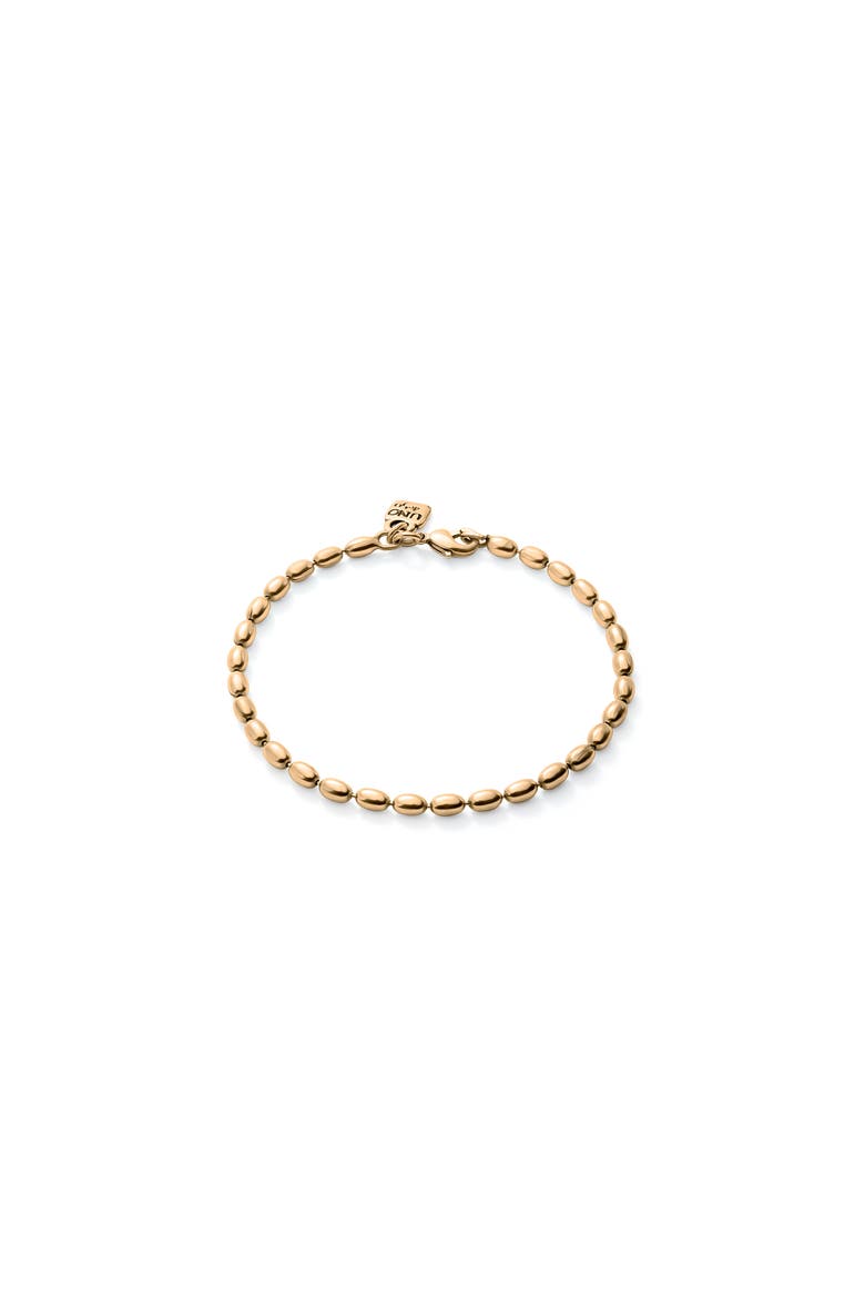 Oval Loop Bracelet, Main, color, Gold