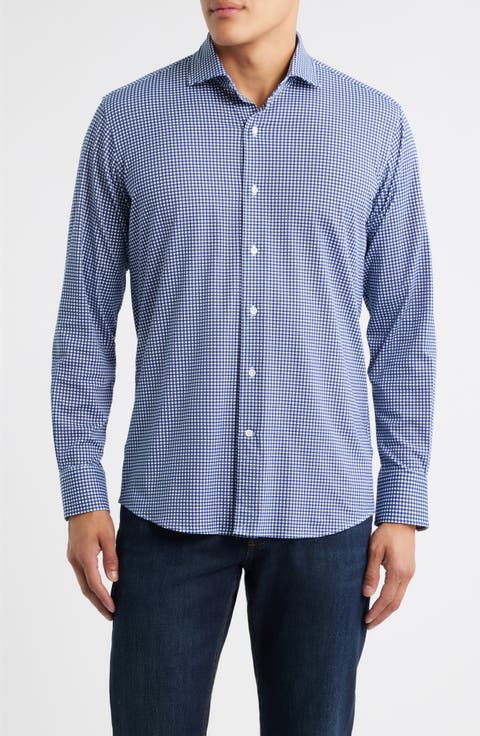 Crown Crafted Excursionist Flex Gingham Button-Up Shirt