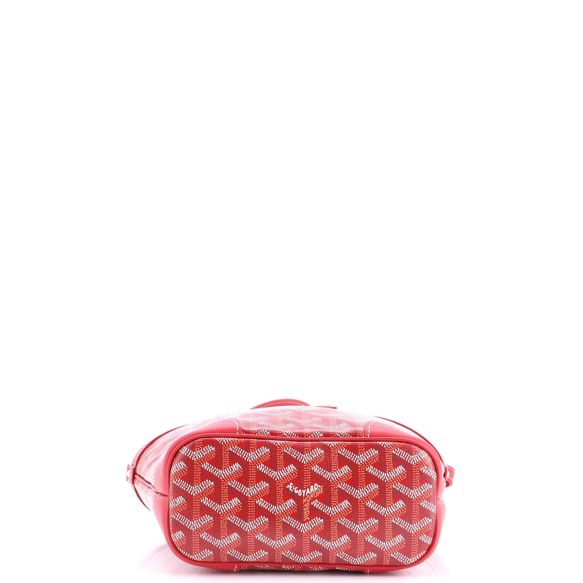 Pre-Owned Goyard Beluga Bag Coated Canvas Mini, Alternate, color, Red