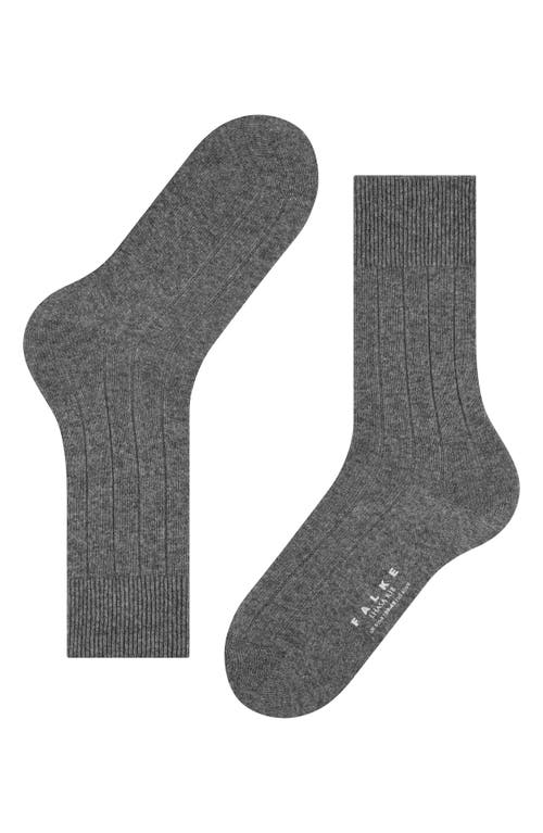 Falke Lhasa Wool Blend Socks In Gray