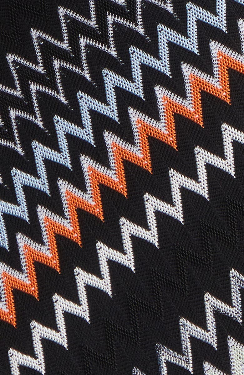 Missoni Chevron Halter Maxi Dress, Alternate, color, Multicolor W Blk Bs
