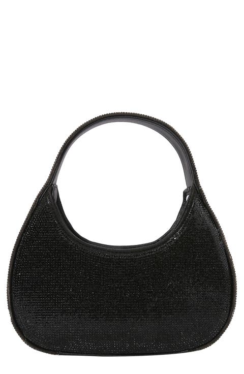 Rhinestone Circle Bag