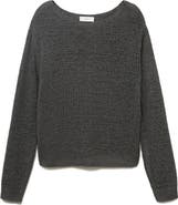 MANGO TEEN Openwork Boat Neck Sweater