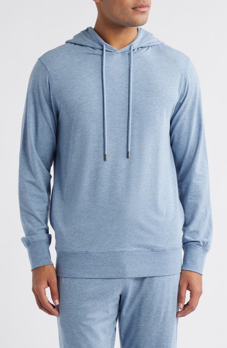 Daniel Buchler Stretch Cotton & Modal Hoodie, Main, color,