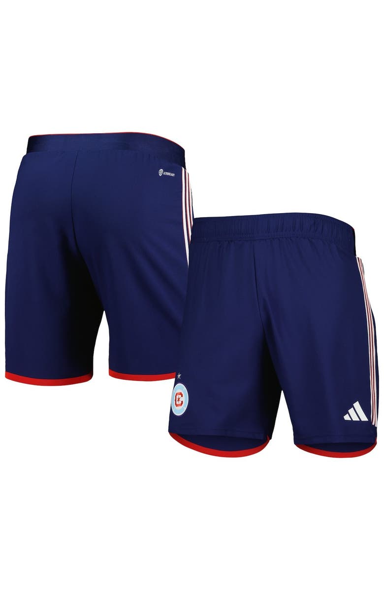 adidas Men's adidas Navy Chicago Fire 2023 Away AEROREADY Authentic Shorts, Main, color,
