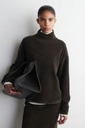 COS Chenille Mock-Neck Sweater