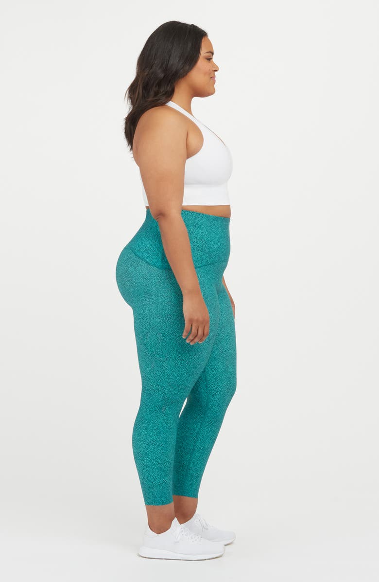 SPANX<sup>®</sup> Booty Boost Active High Waist Microdot 7/8 Leggings, Alternate, color,
