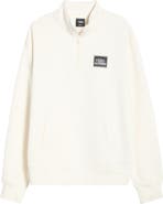 Vans Cotton Blend Quarter Zip Sweatshirt