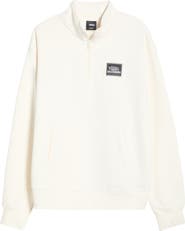 Vans Cotton Blend Quarter Zip Sweatshirt