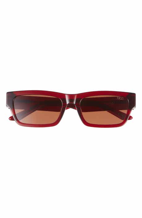 Izzy 56mm Polarized Rectangular Sunglasses