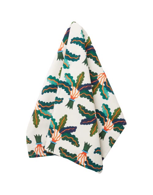 La Doublej Dishtowel (50x70) Palms Multicolor In Palms Multicolor
