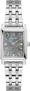 BULOVA Sutton Diamond Mother-of-Pearl Bracelet Watch, 21mm