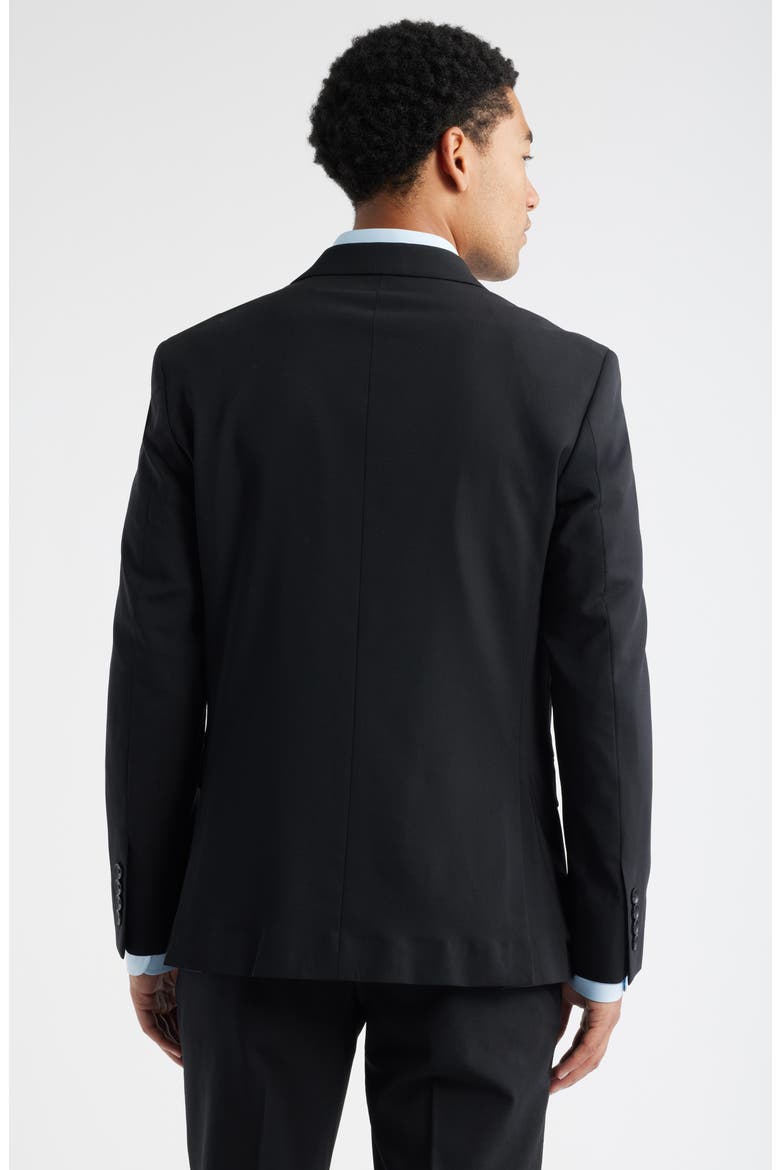 Henrik Trim Fit Solid Stretch Wool Suit Jacket, Alternate, color, BLACK