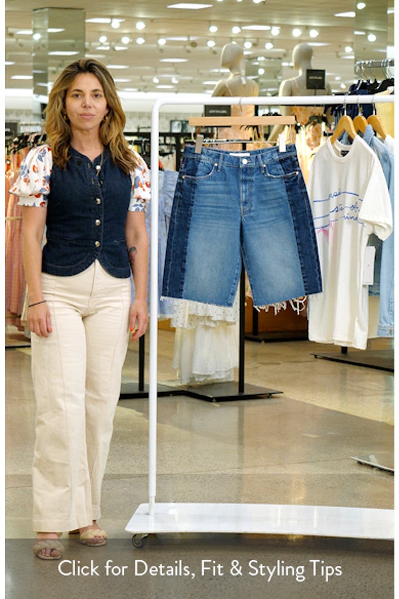 The Maven Frayed Denim Bermuda Shorts video