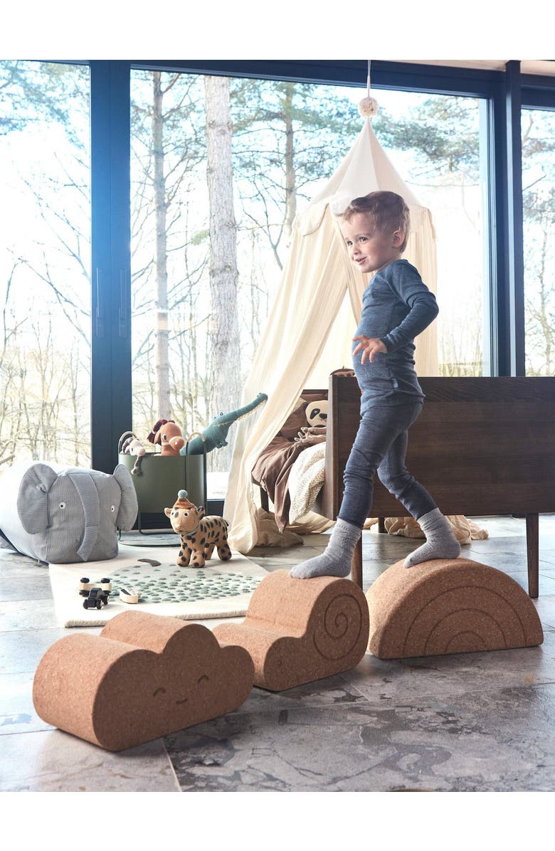 OYOY Cork Chloe Cloud, Alternate, color, Natural