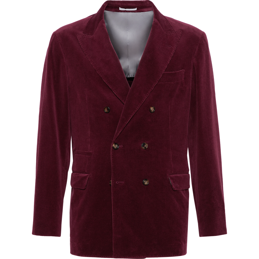 Brunello Cucinelli Uconstructed Blazer In Purple