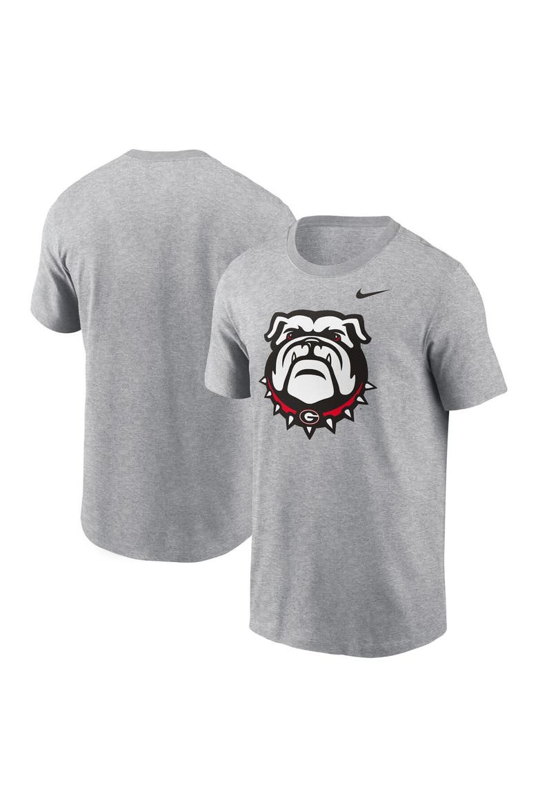 Men's Nike Heather Gray Georgia Bulldogs Primetime Alternate Logo T-Shirt, Main, color, Heather Gray