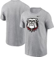 Nike Men's Nike Heather Gray Georgia Bulldogs Primetime Alternate Logo T-Shirt