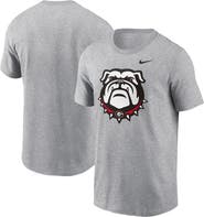 Nike Men's Nike Heather Gray Georgia Bulldogs Primetime Alternate Logo T-Shirt