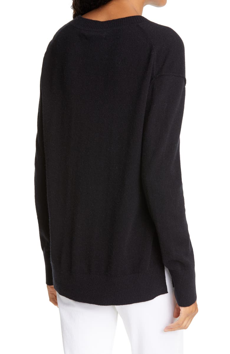 Nordstrom Signature V-Neck Cashmere Sweater, Alternate, color, 