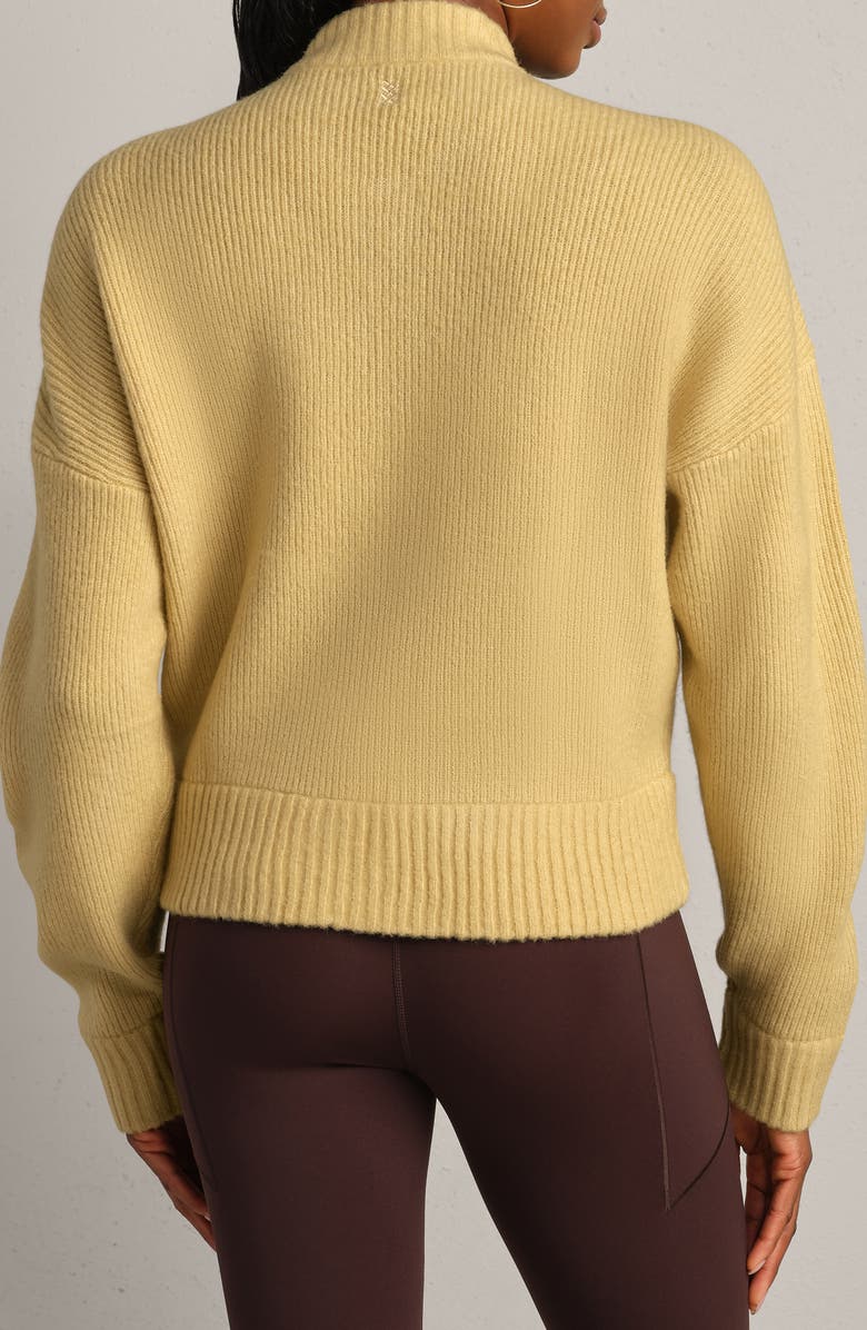 Rhone Westside Zip Cardigan, Alternate, color, Golden Flax