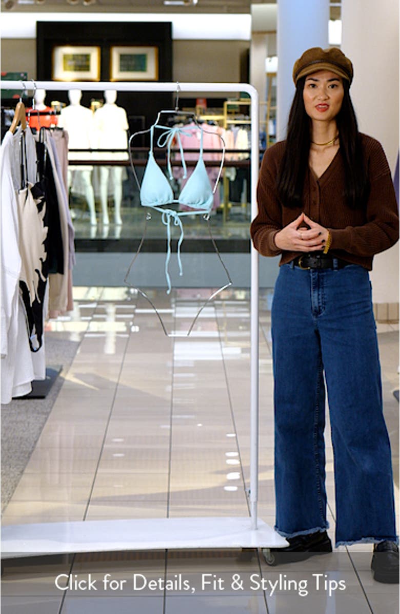 Tanlines <br />Multifit Triangle Bikini Top, sales video thumbnail