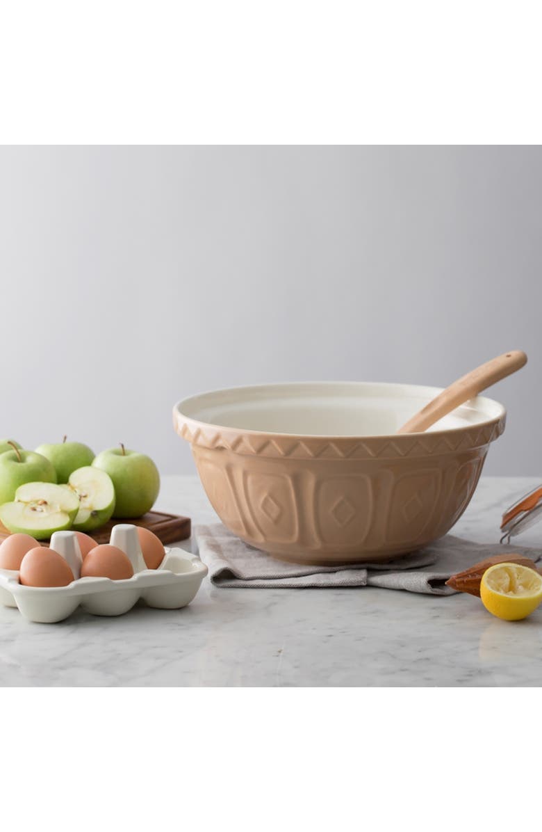 MASON CASH Cane Collection Size 12 Mixing Bowl, 4.25 Quart, Alternate, color, Beige