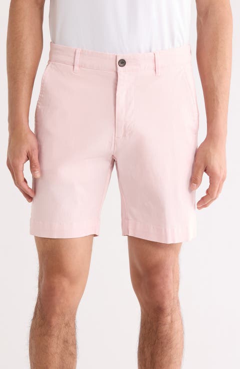 Garment Dyed Flat Front Shorts